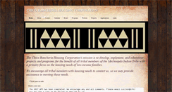 Desktop Screenshot of chicorancheriahousingcorporation.org